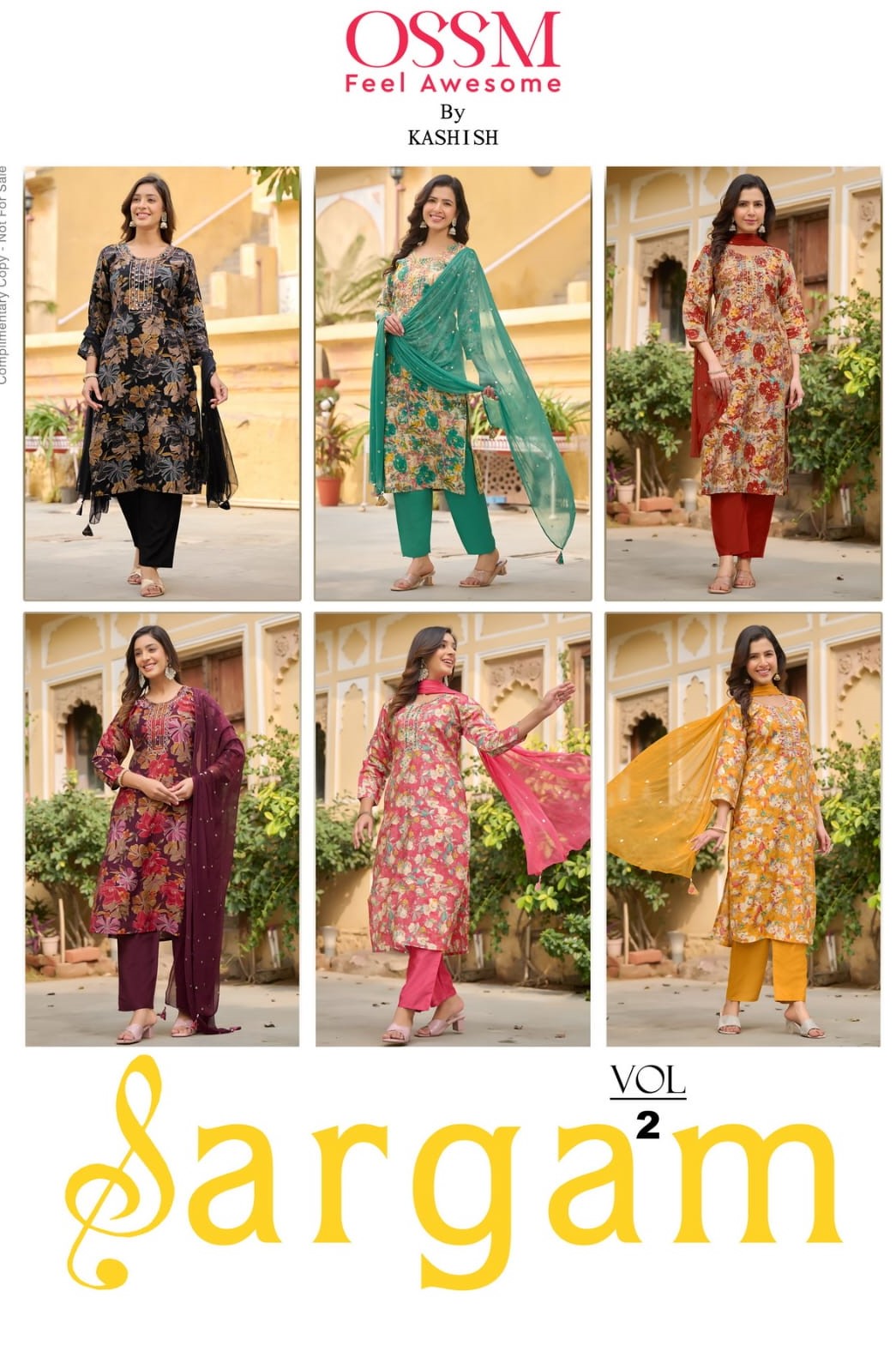 Sargam Vol 2 Ossm Chanderi Modal Readymade Pant Style Suits