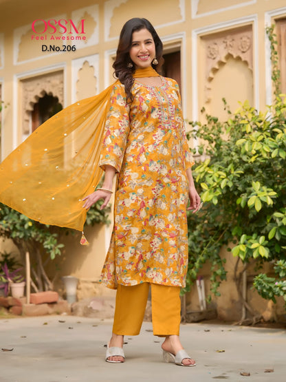 Sargam Vol 2 Ossm Chanderi Modal Readymade Pant Style Suits