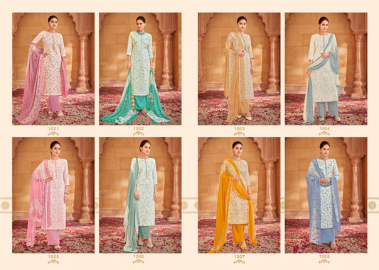 Sarika Salvi Fashion Jaam Silk Plazzo Style Suits