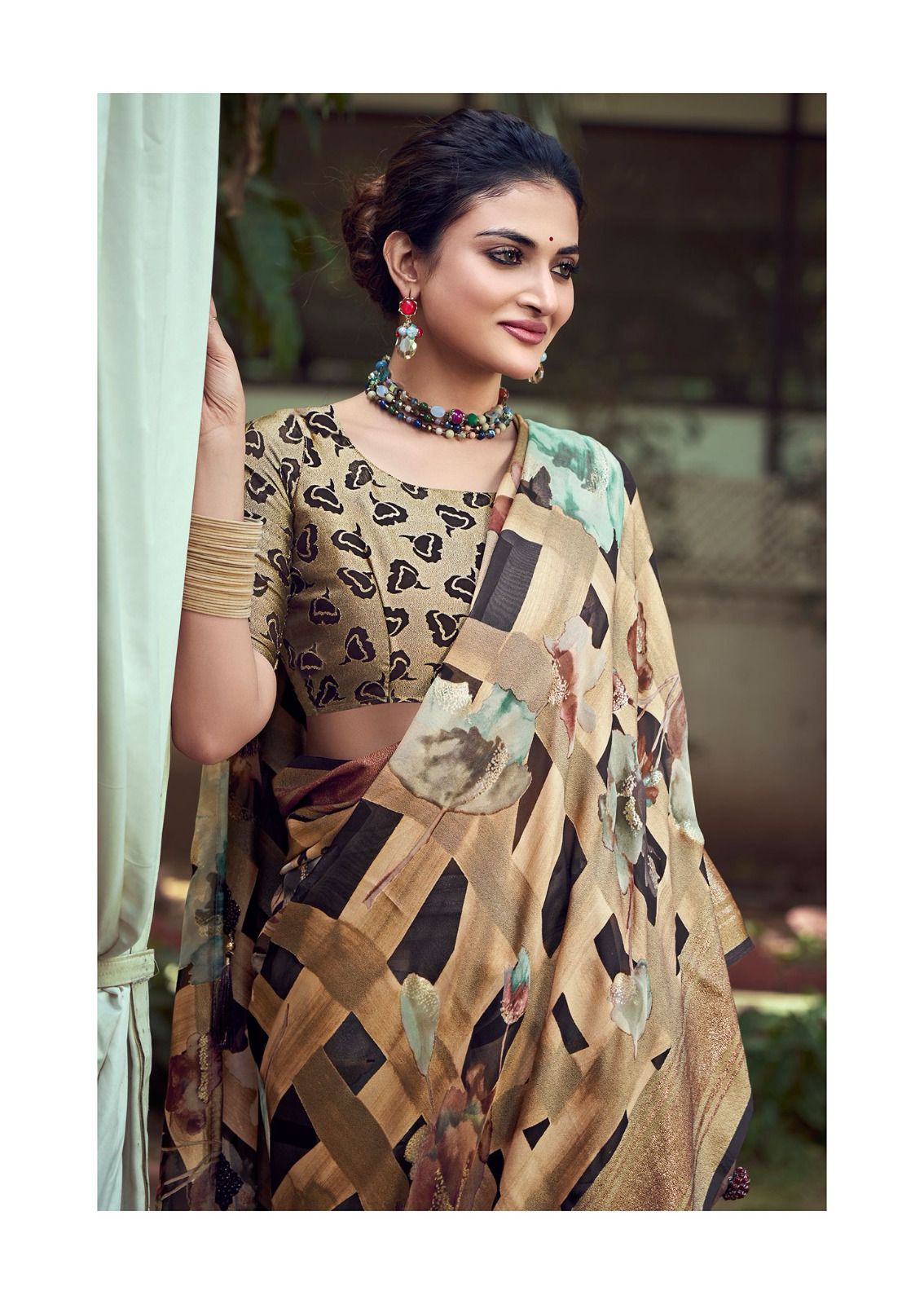 Saroj Vol 2 Kashvi Creation Dull Moss Sarees