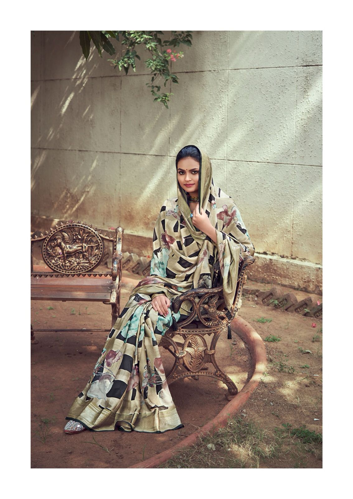 Saroj Vol 2 Kashvi Creation Dull Moss Sarees