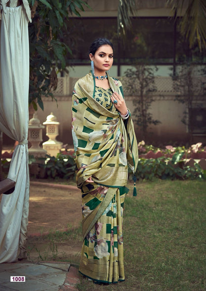 Saroj Vol 2 Kashvi Creation Dull Moss Sarees