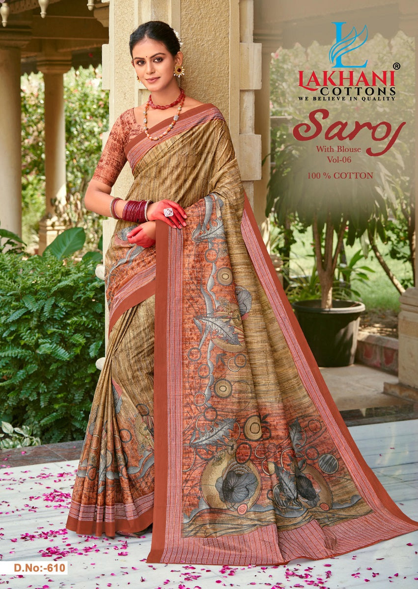 Saroj Vol 6 Lakhani Cotton Sarees