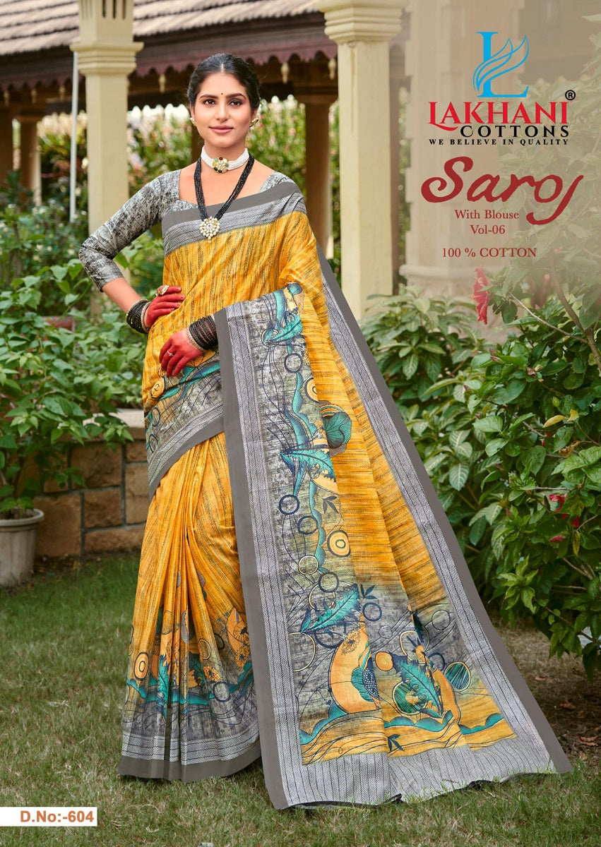 Saroj Vol 6 Lakhani Cotton Sarees