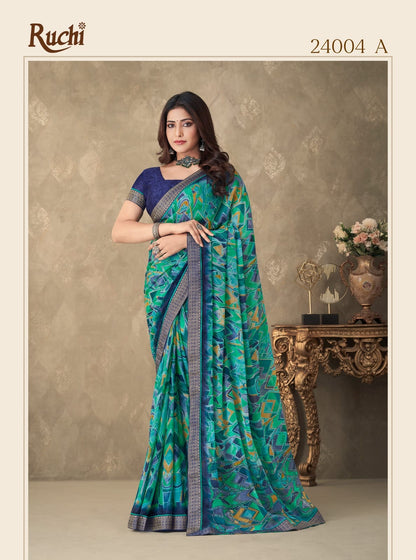 Savera-7 Edition Ruchi Chiffon Sarees