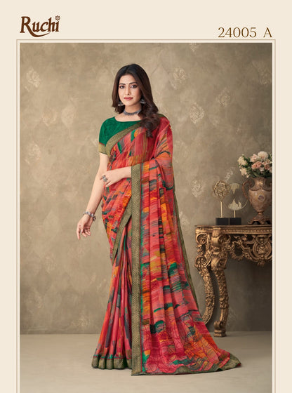 Savera-7 Edition Ruchi Chiffon Sarees