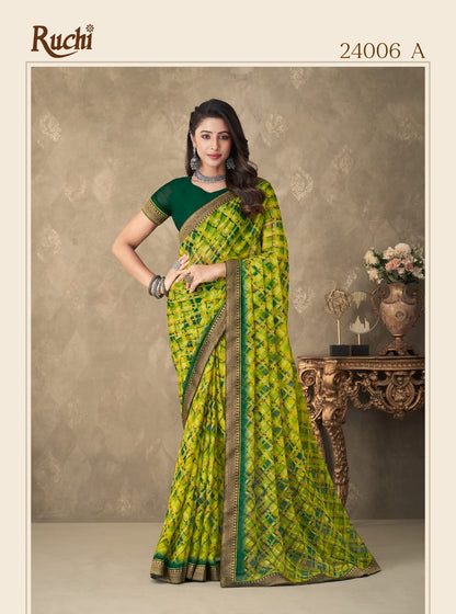 Savera-7 Edition Ruchi Chiffon Sarees