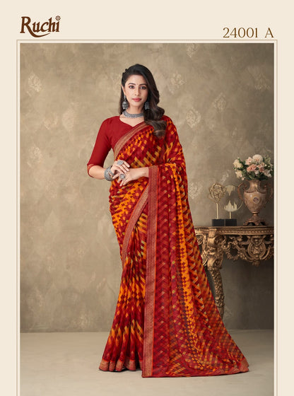Savera-7 Edition Ruchi Chiffon Sarees