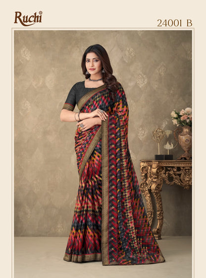 Savera-7 Edition Ruchi Chiffon Sarees