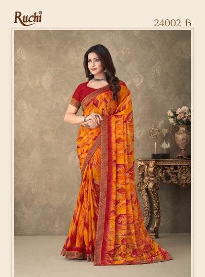 Savera-7 Edition Ruchi Chiffon Sarees