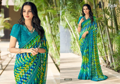 Savera-8 Ruchi Chiffon Sarees