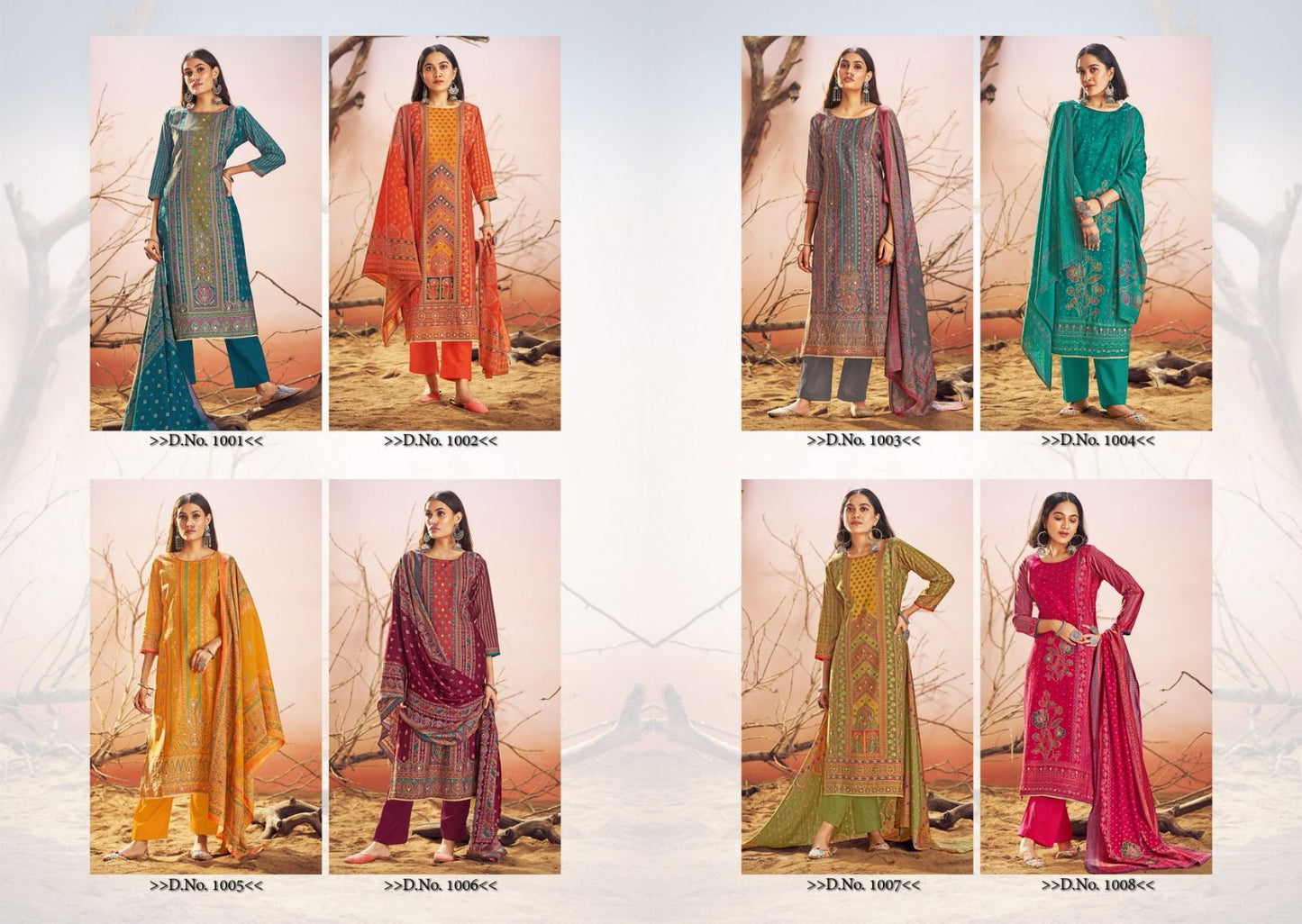 Savya Silk Sunrise Modal Silk Pant Style Suits