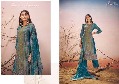 Savya Silk Sunrise Modal Silk Pant Style Suits