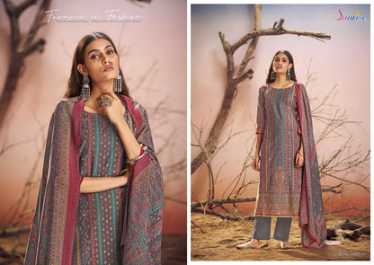 Savya Silk Sunrise Modal Silk Pant Style Suits