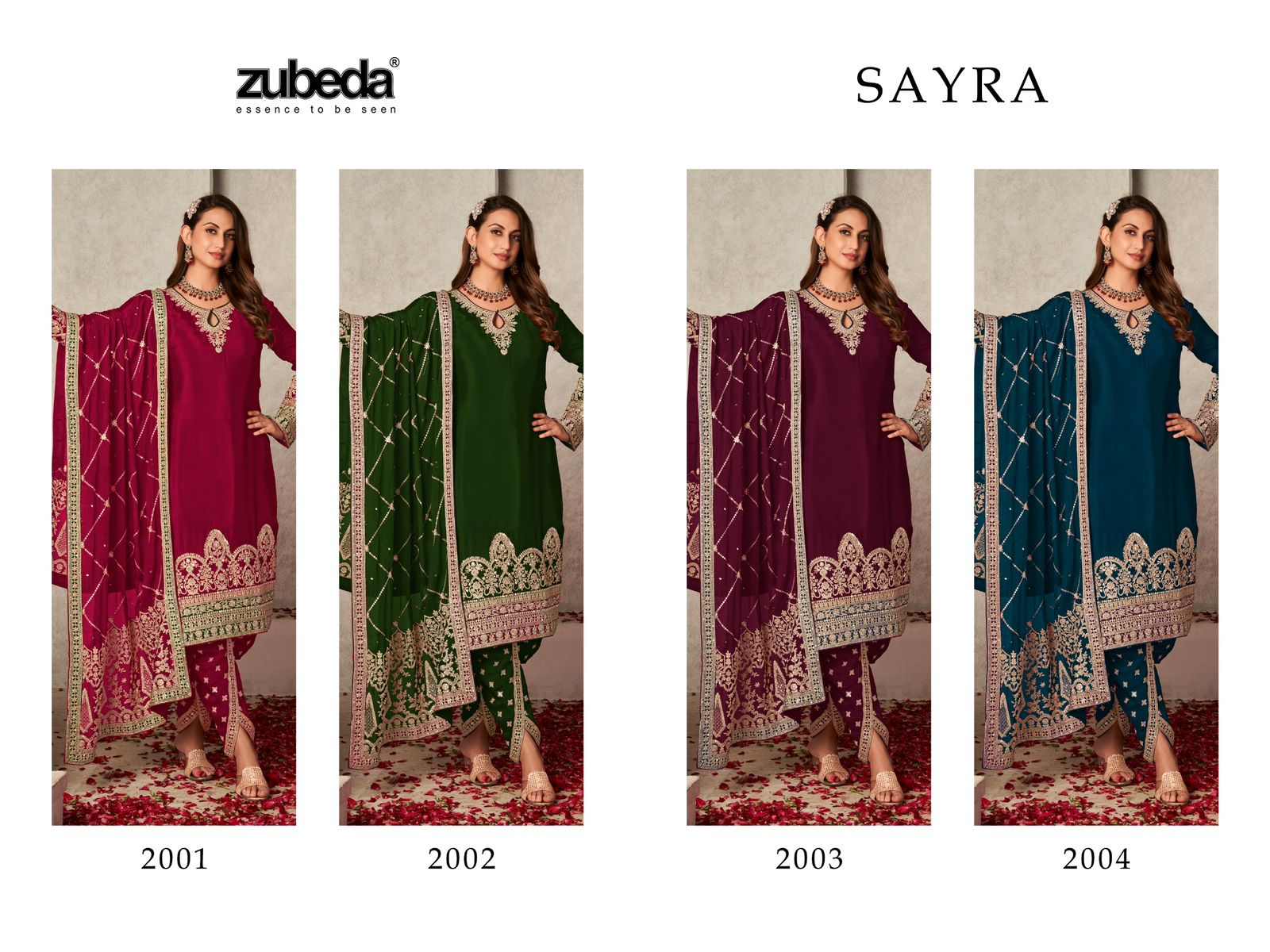 Sayra Zubeda Georgette Readymade Suits