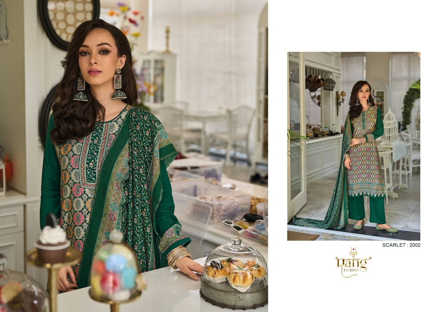 Scarlet Rang Fashion Muslin Pant Style Suits