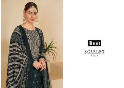 Scarlet Vol 3 Jihan Lawn Karachi Salwar Suits