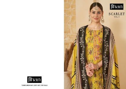 Scarlet Vol 3 Jihan Lawn Karachi Salwar Suits