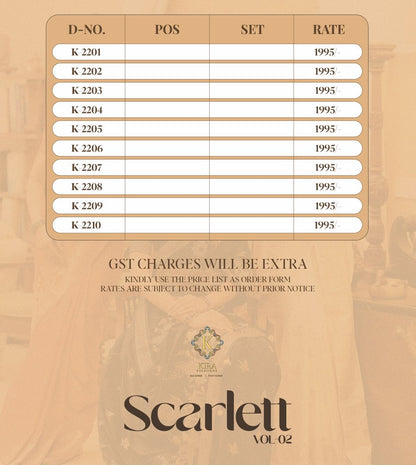 Scarlett Vol 2 Kira Sarees