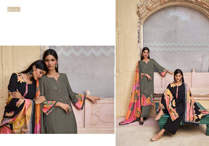 Sehar Karachi Prints Muslin Plazzo Style Suits