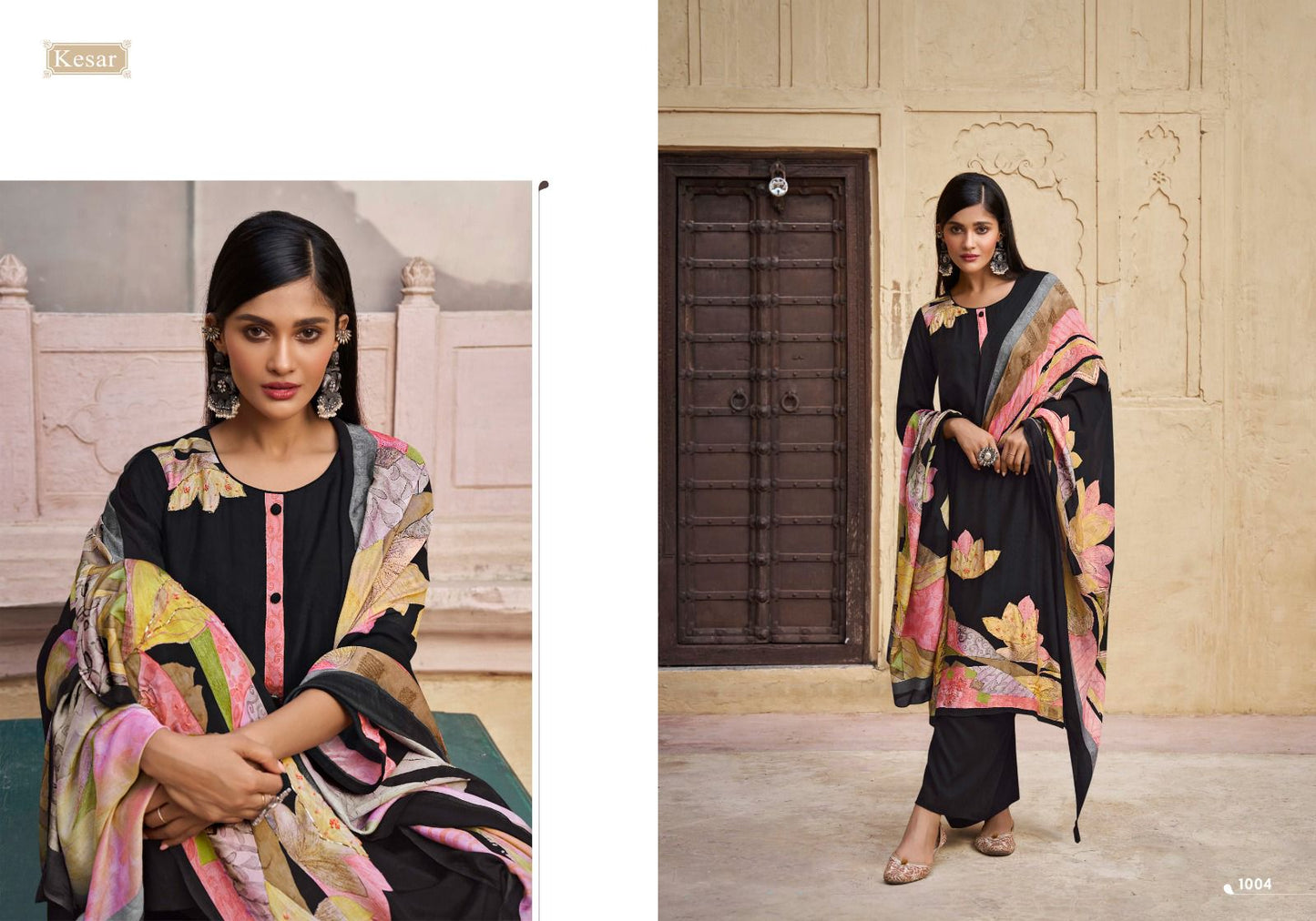 Sehar Karachi Prints Muslin Plazzo Style Suits