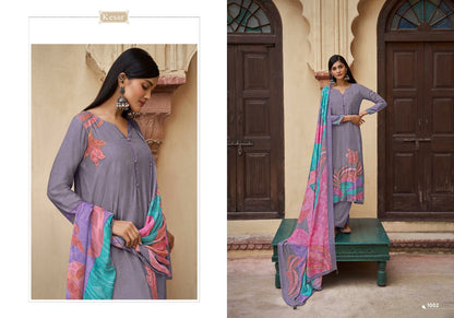 Sehar Karachi Prints Muslin Plazzo Style Suits