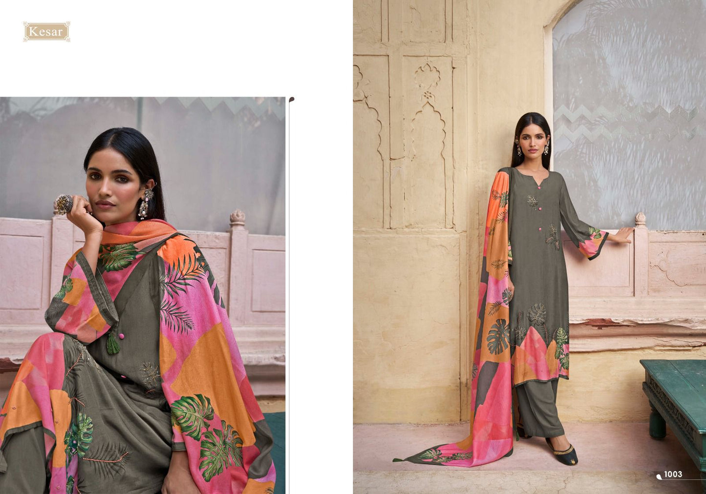 Sehar Karachi Prints Muslin Plazzo Style Suits