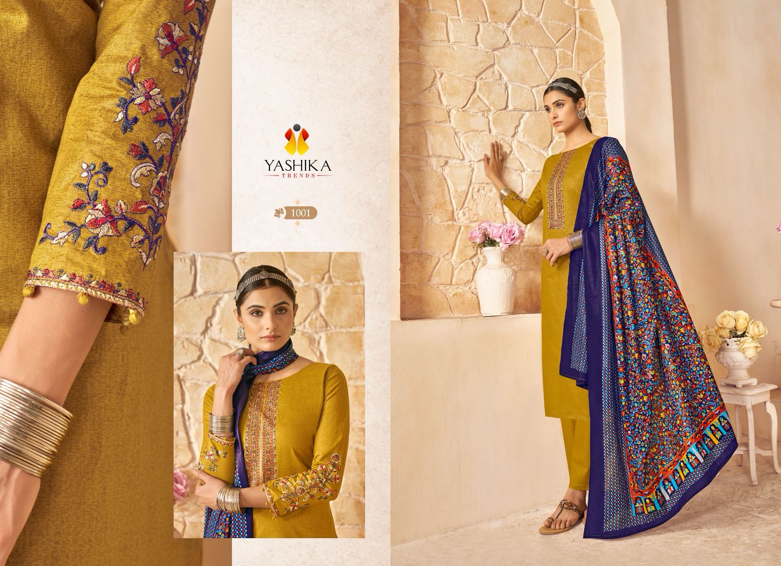 Seher Yashika Trends Cotton Plazzo Style Suits