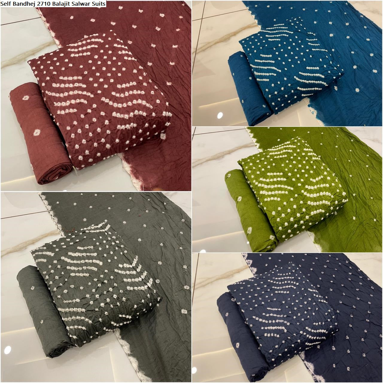 Self Bandhej 2710 Balajit Salwar Suits