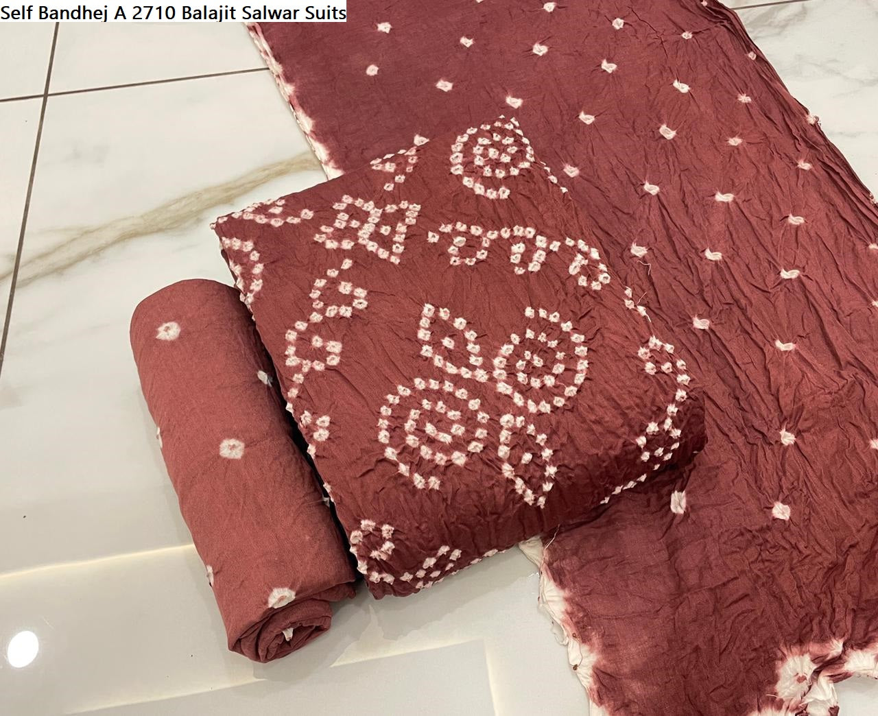 Self Bandhej A 2710 Balajit Salwar Suits