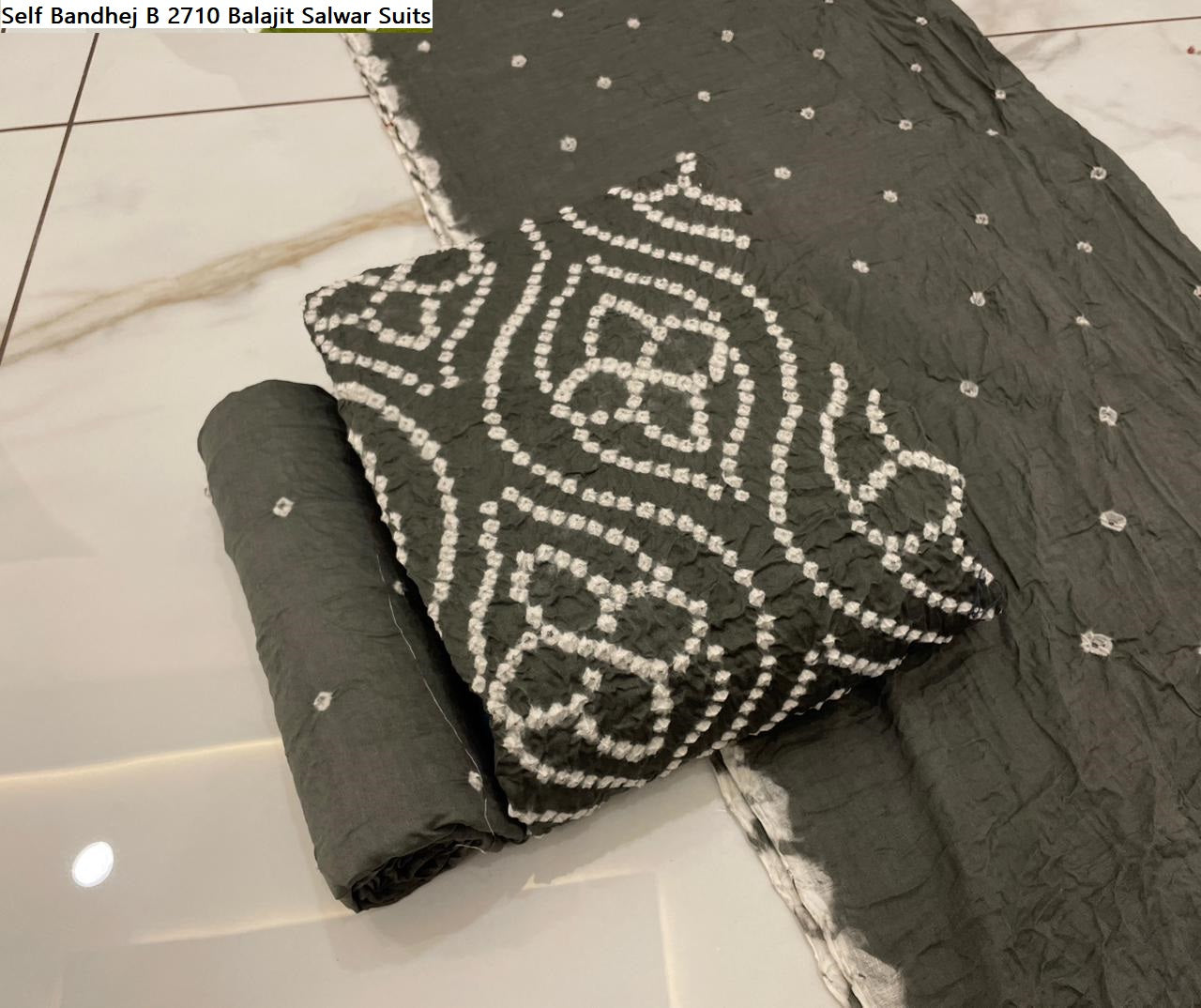 Self Bandhej B 2710 Balajit Salwar Suits