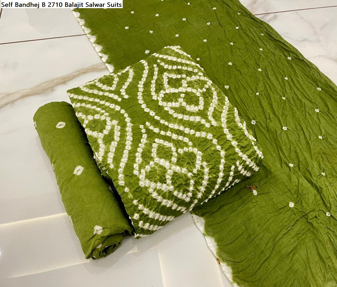 Self Bandhej B 2710 Balajit Salwar Suits