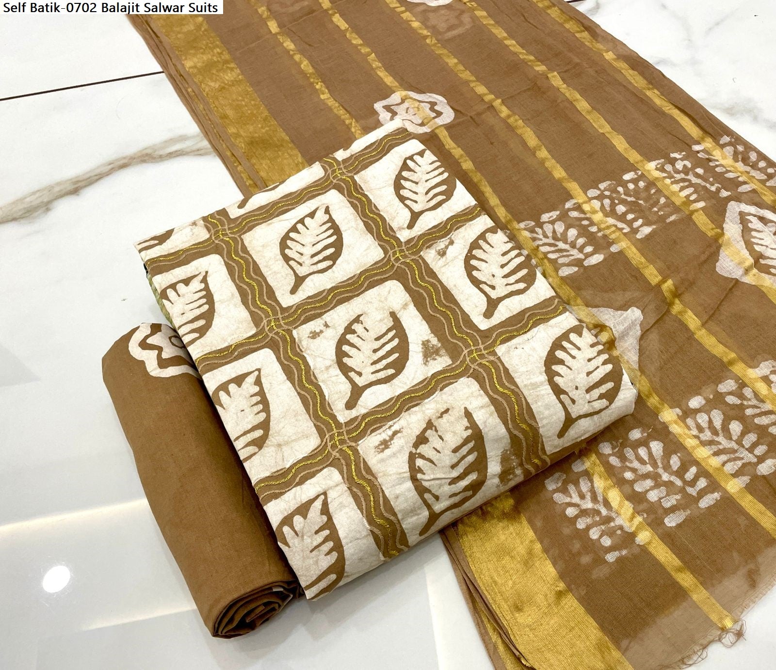 Self Batik-0702 Balajit Cotton Salwar Suits