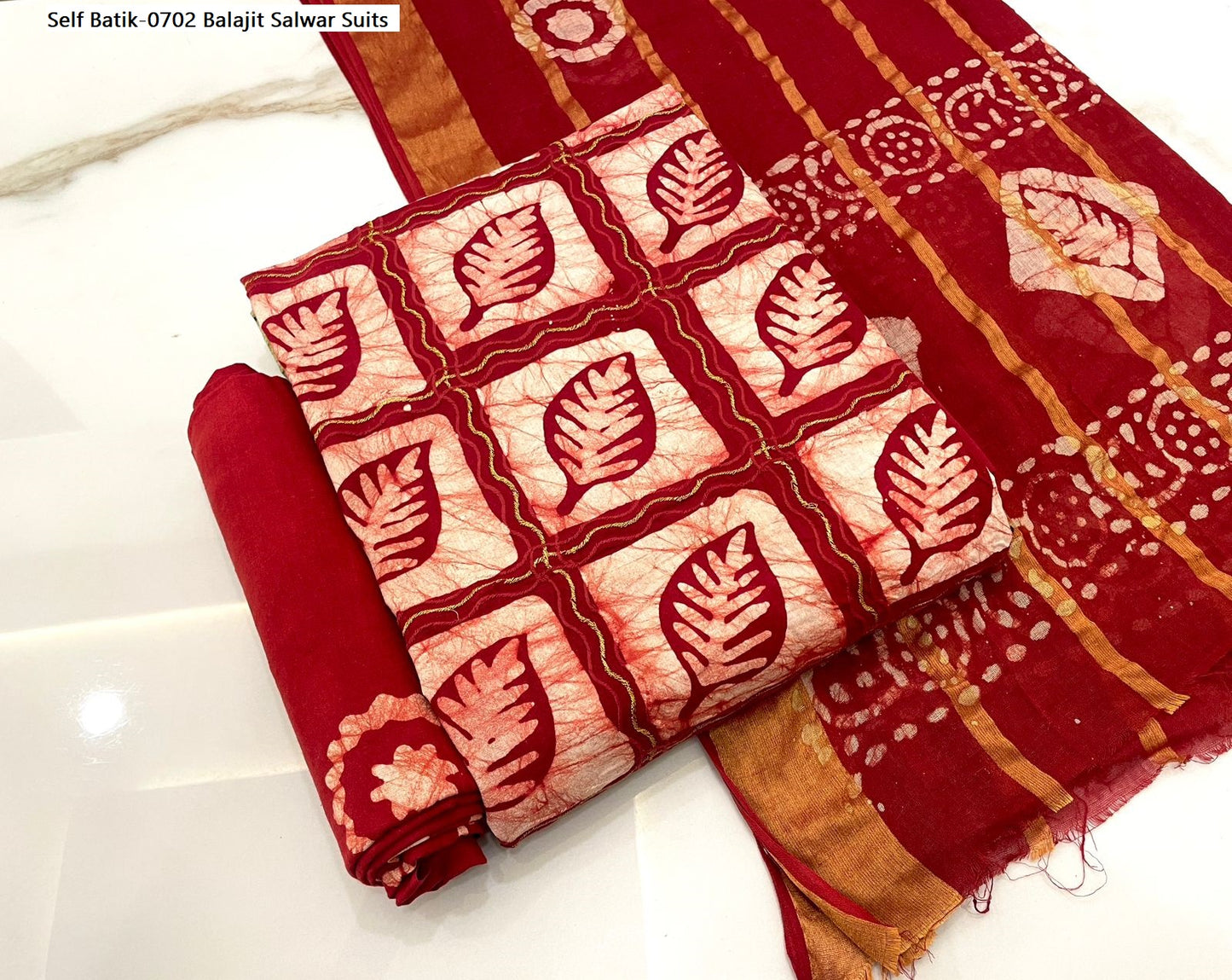 Self Batik-0702 Balajit Cotton Salwar Suits