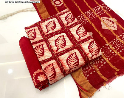 Self Batik-0702 Balajit Cotton Salwar Suits