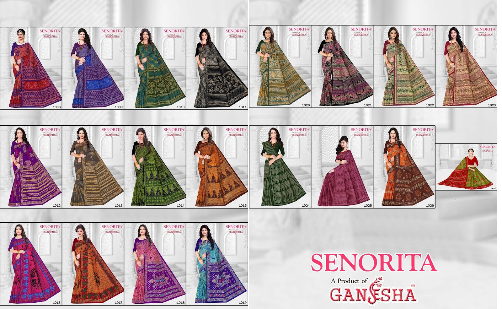 Senorita Vol 1 Ganesha Cotton Sarees