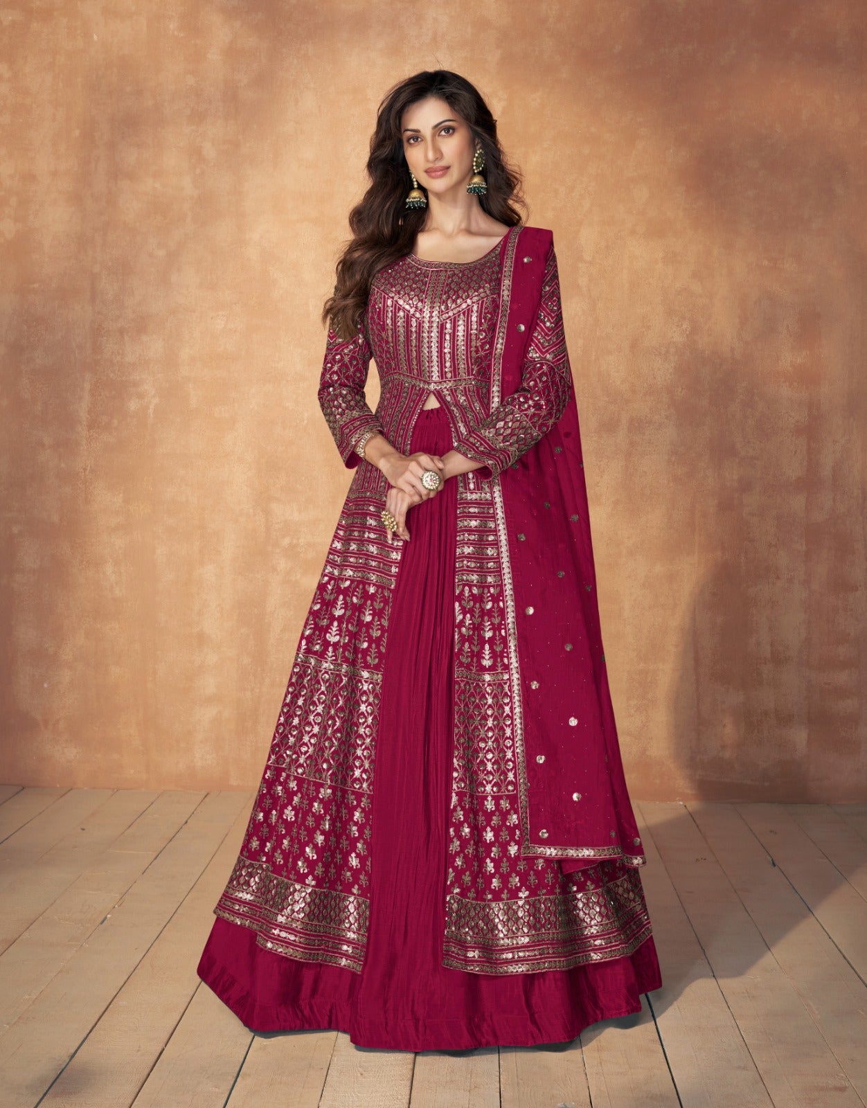 Sequnce Aashirwad Creation Georgette Readymade Suits