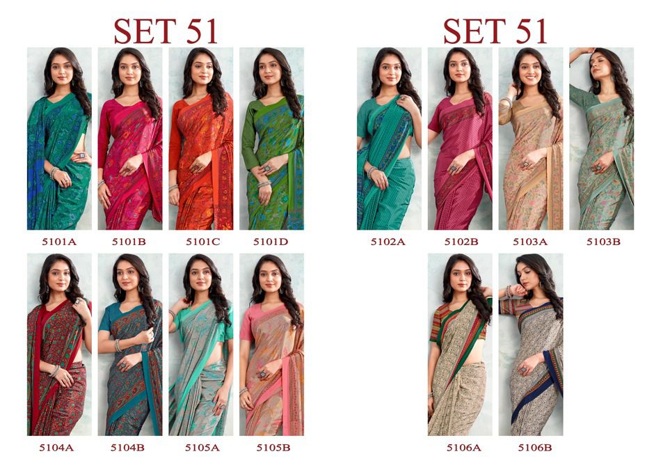 Set 51 Sushma Sarees