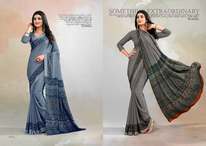 Set Sushma Crape Sarees