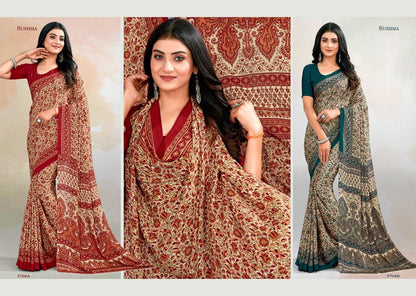 Set Sushma Crape Sarees