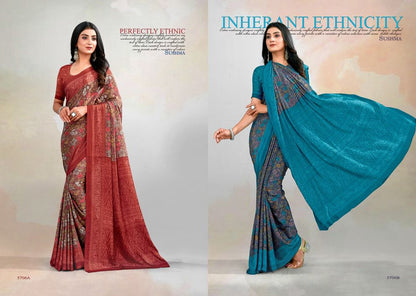 Set Sushma Crape Sarees
