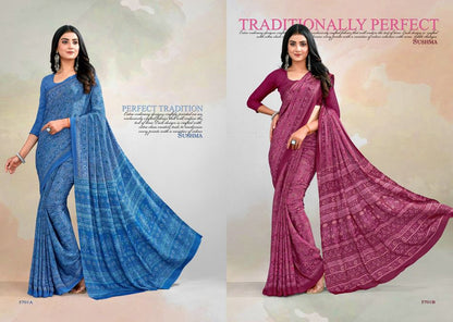 Set Sushma Crape Sarees