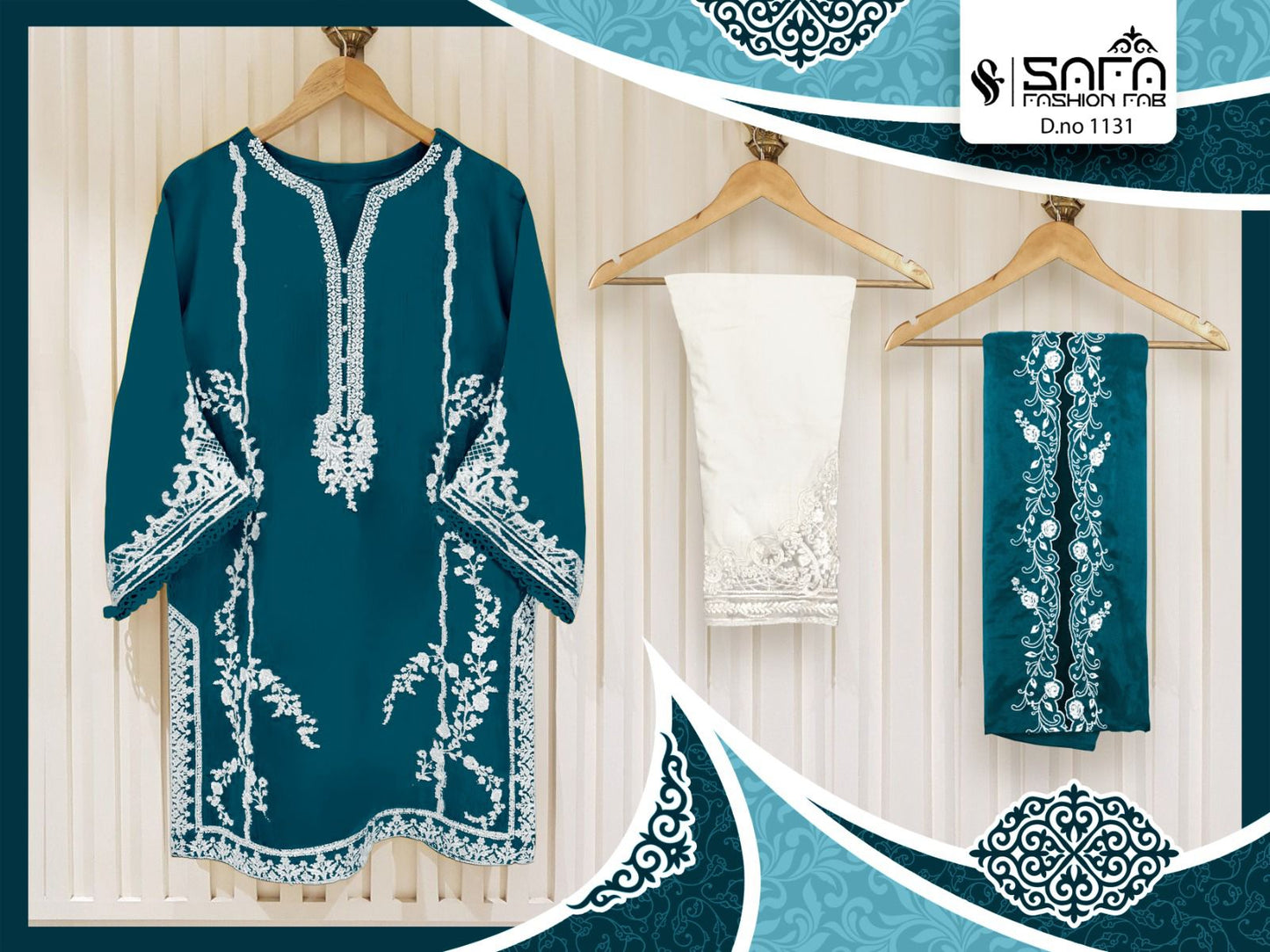 Sf 1131 Safa Fashion Fab Georgette Pakistani Readymade Suits