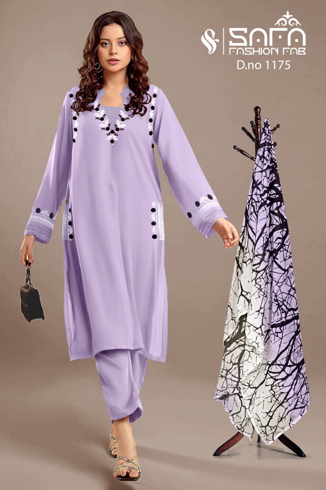 Sf 1175 Safa Fashion Fab Intarsia Pakistani Readymade Suits