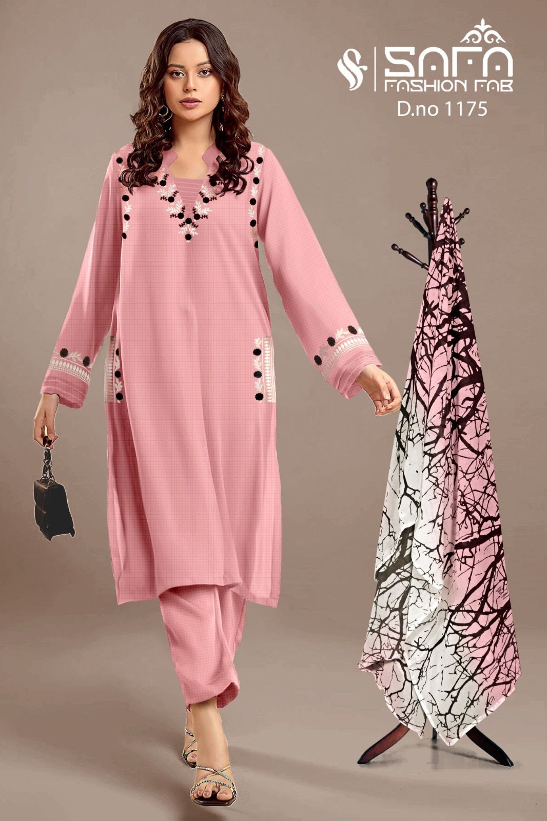 Sf 1175 Safa Fashion Fab Intarsia Pakistani Readymade Suits