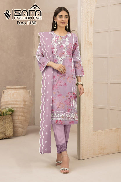Sf 1180 Safa Fashion Fab Georgette Pakistani Readymade Suits