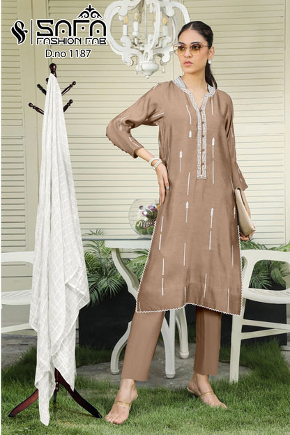 Sf 1187 Safa Fashion Fab Pakistani Readymade Suits