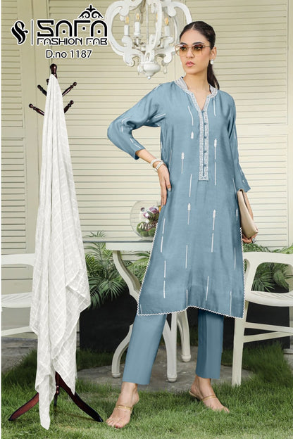 Sf 1187 Safa Fashion Fab Pakistani Readymade Suits
