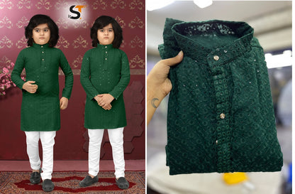 Shaadi Special Colors Salas Rayon Boys Kurta Pyjama