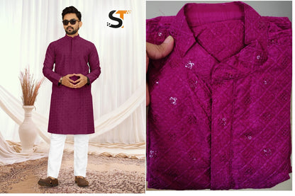 Shaadi Special Vol 3 Salas Silk Mens Kurta